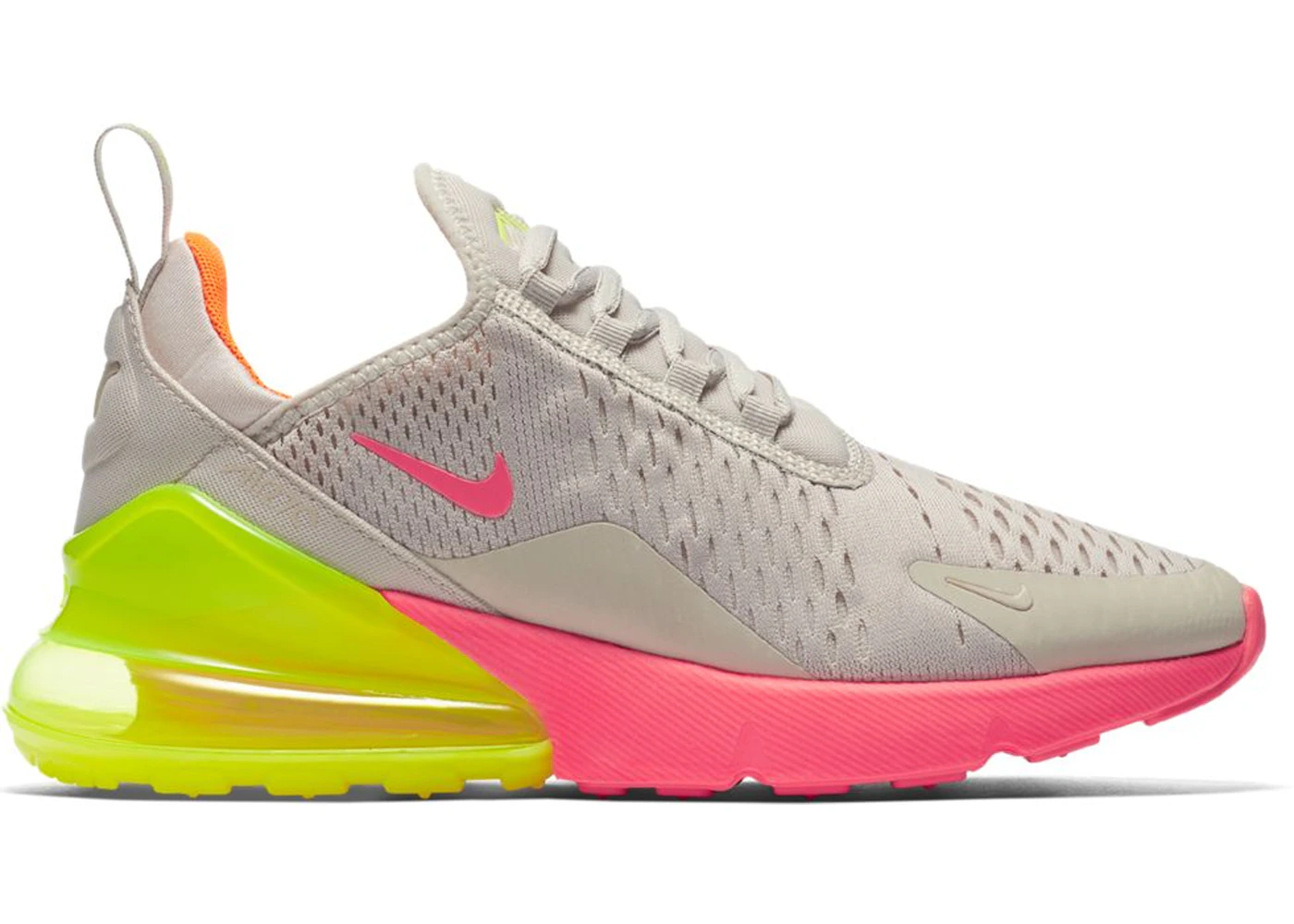 Nike Air Max 270 Desert Sand Hot Punch Women s