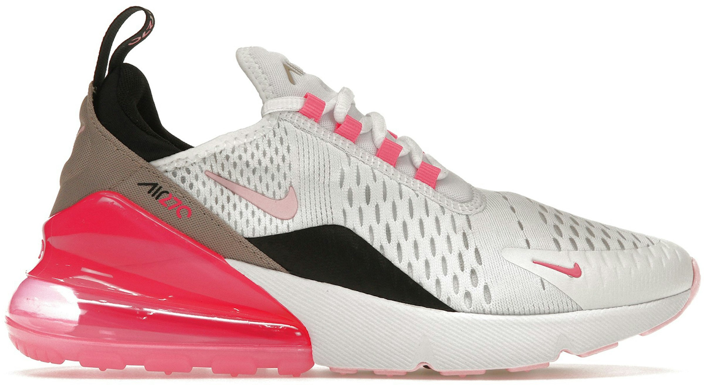 Nike Air Max 270 Essential White Pink Black (Women's) - DM3048-100 -