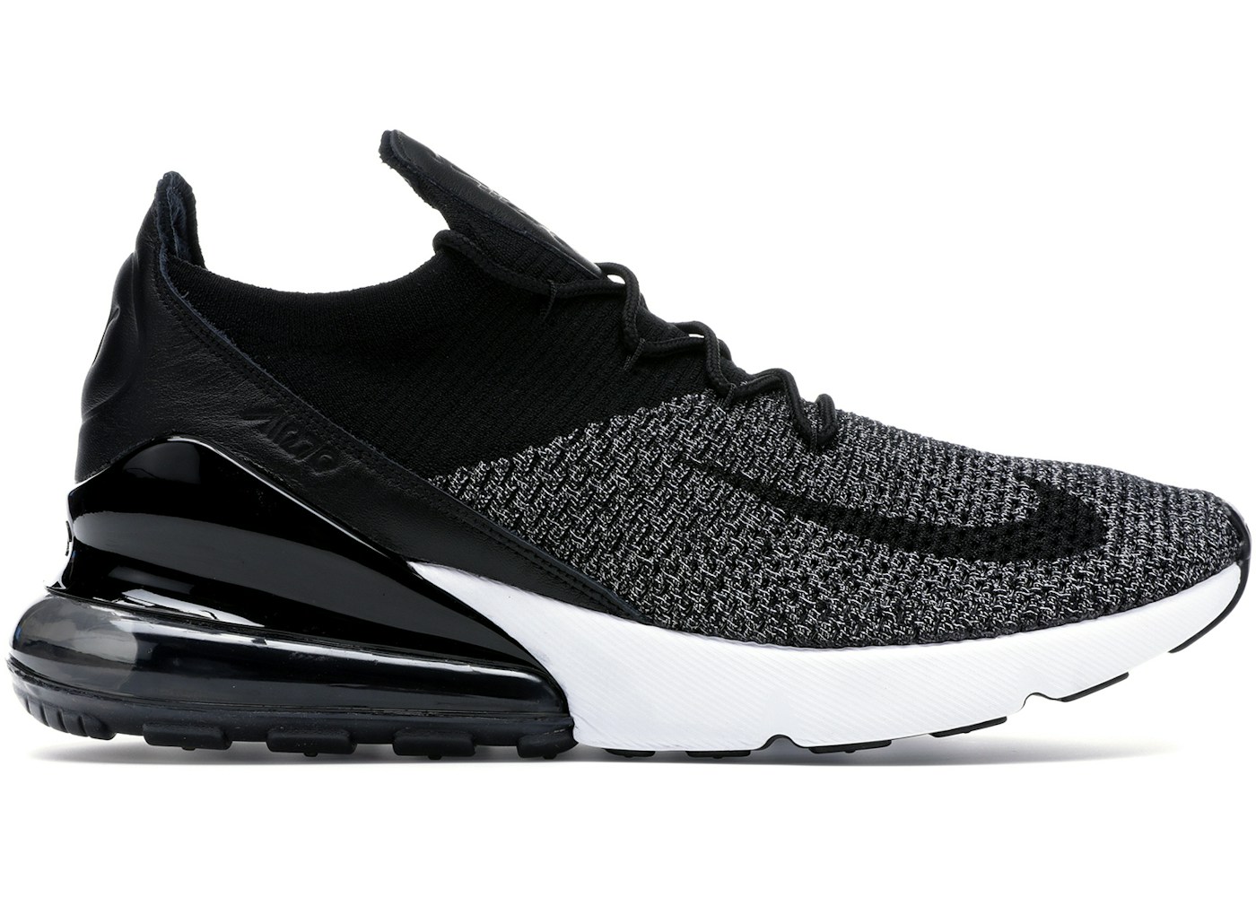 Nike Air Max 270 Flyknit Black White - AO1023-001