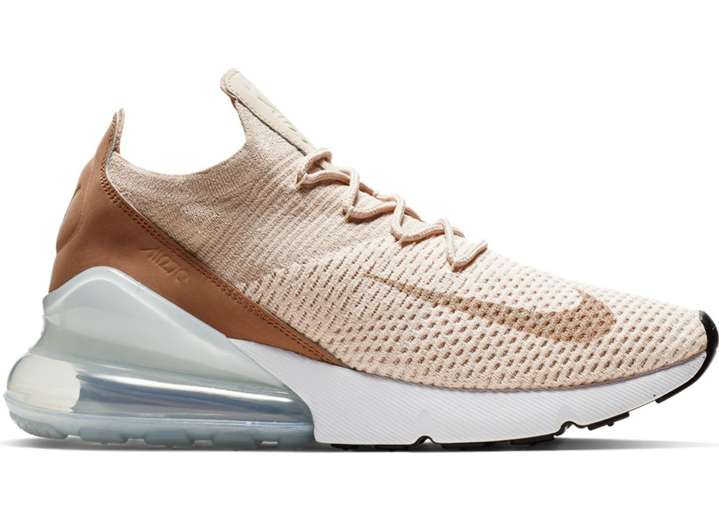 Air max 270 flyknit particle beige women's shoe best sale