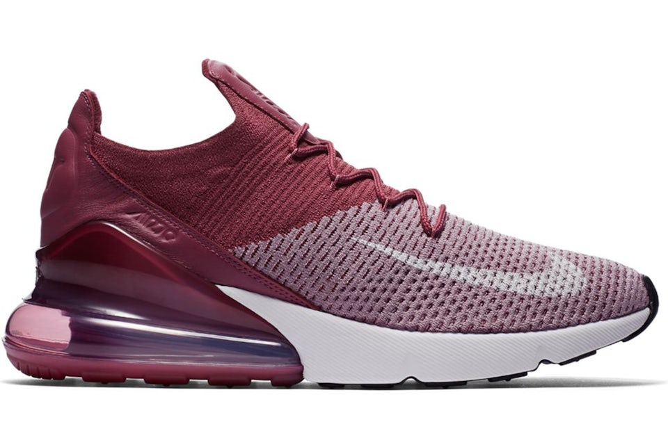 Nike air max 270 flyknit best sale maroon