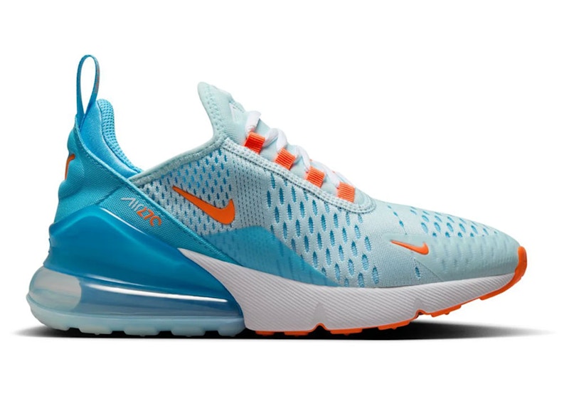 Nike Air Max 270 Gletscher Blau Total Orange GS HF4785 474 DE