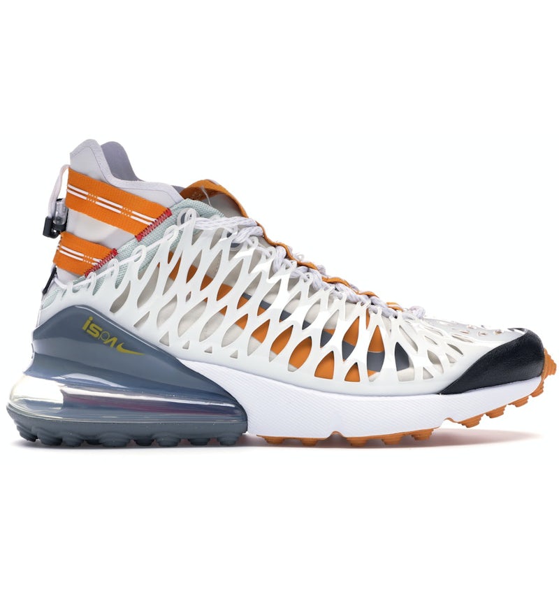 Nike Air Max 270 ISPA Bernsteinfarbene Leibhohe in WeiB Herren BQ1918 102 DE