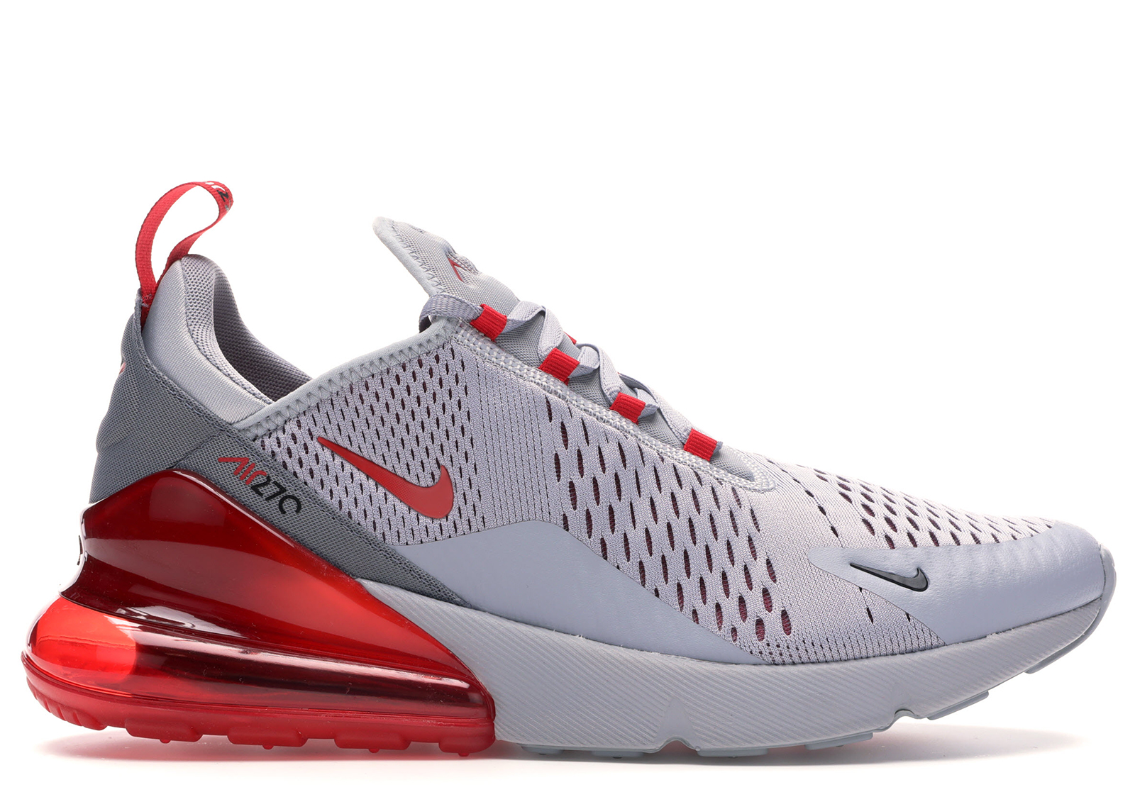 air max 270 wolf grey and red