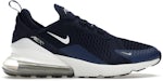 Nike Air Max 270 Mitternacht Marineblau Schwarz Jade Horizon Weiß