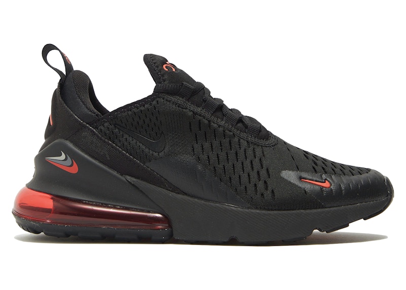 Nike Air Max 270 Multi-Swoosh Black Habanero Red (GS) - DX9273-001