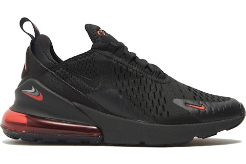 Nike Air Max 270 Multi-Swoosh Black Habanero Red (GS) DX9273-001