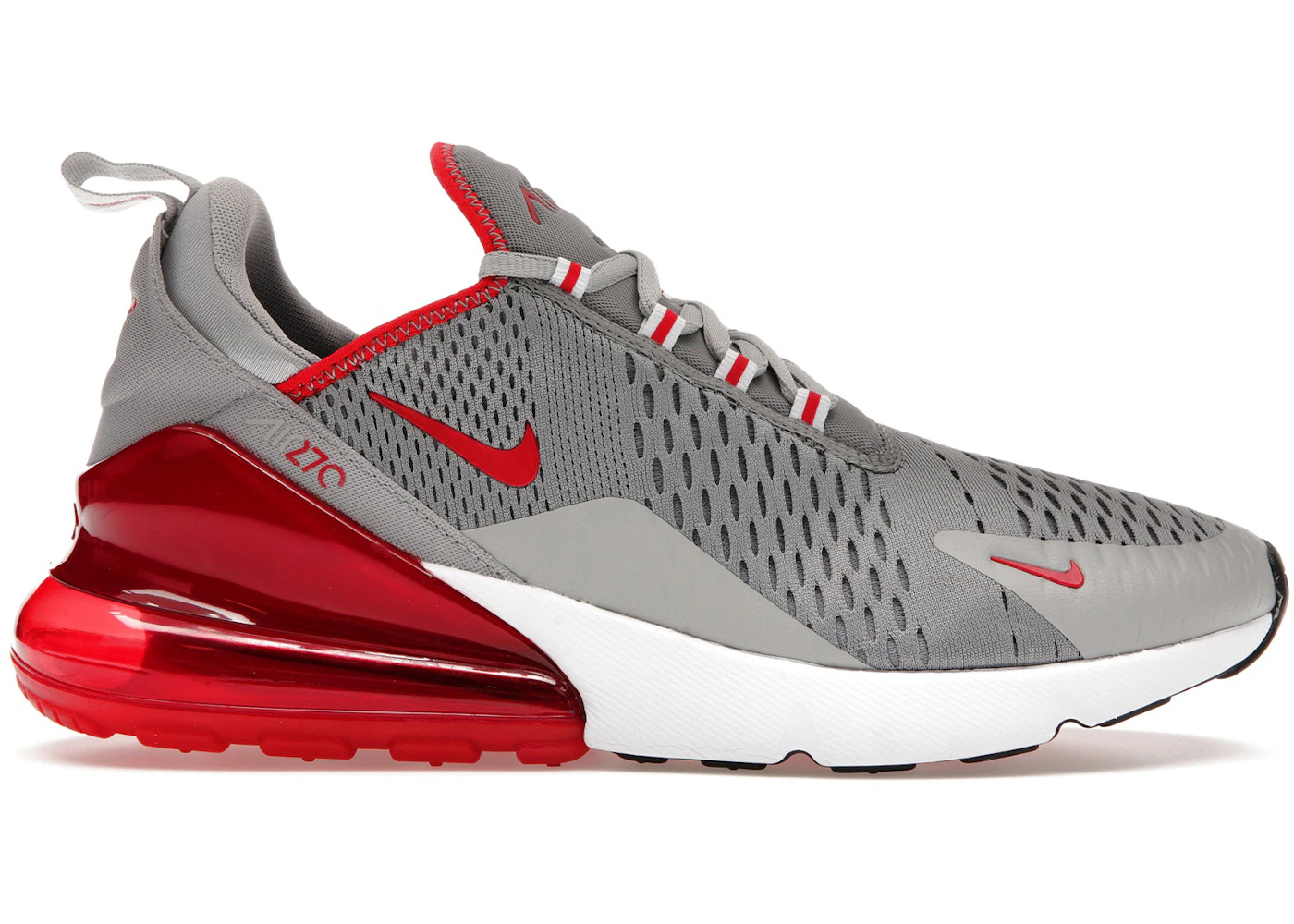 Nike Air Max 270 Particle Grey University Red Men's CW7048-001 US