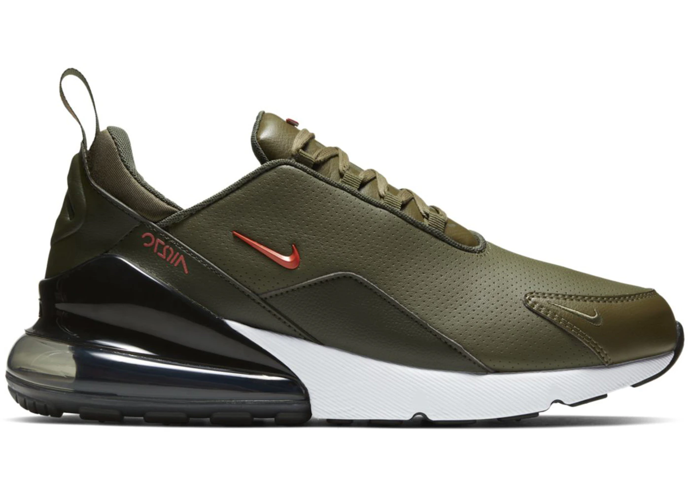 Nike Air Max 270 Premium Leather Olive Men's - BQ6171-200 - US