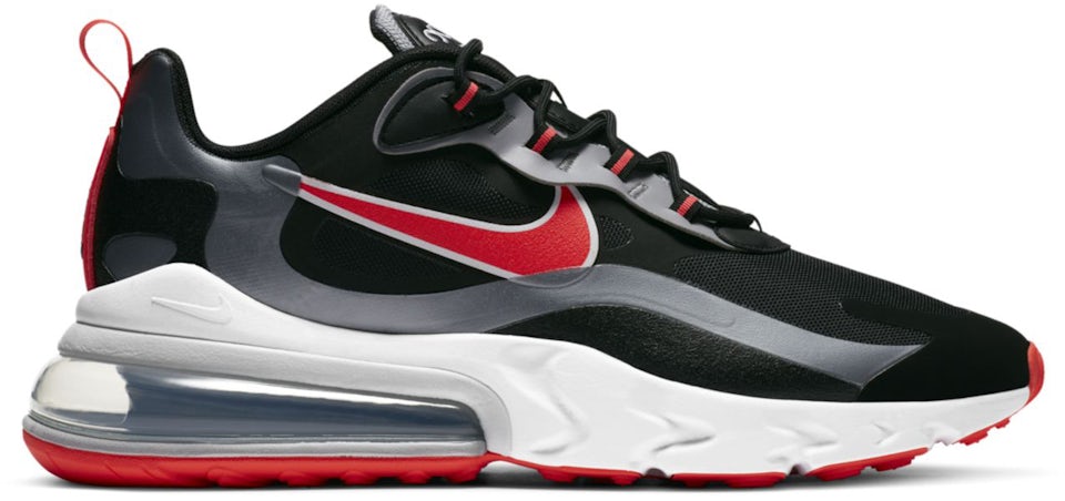 Nike Air Max 270 React sneakers in black/red