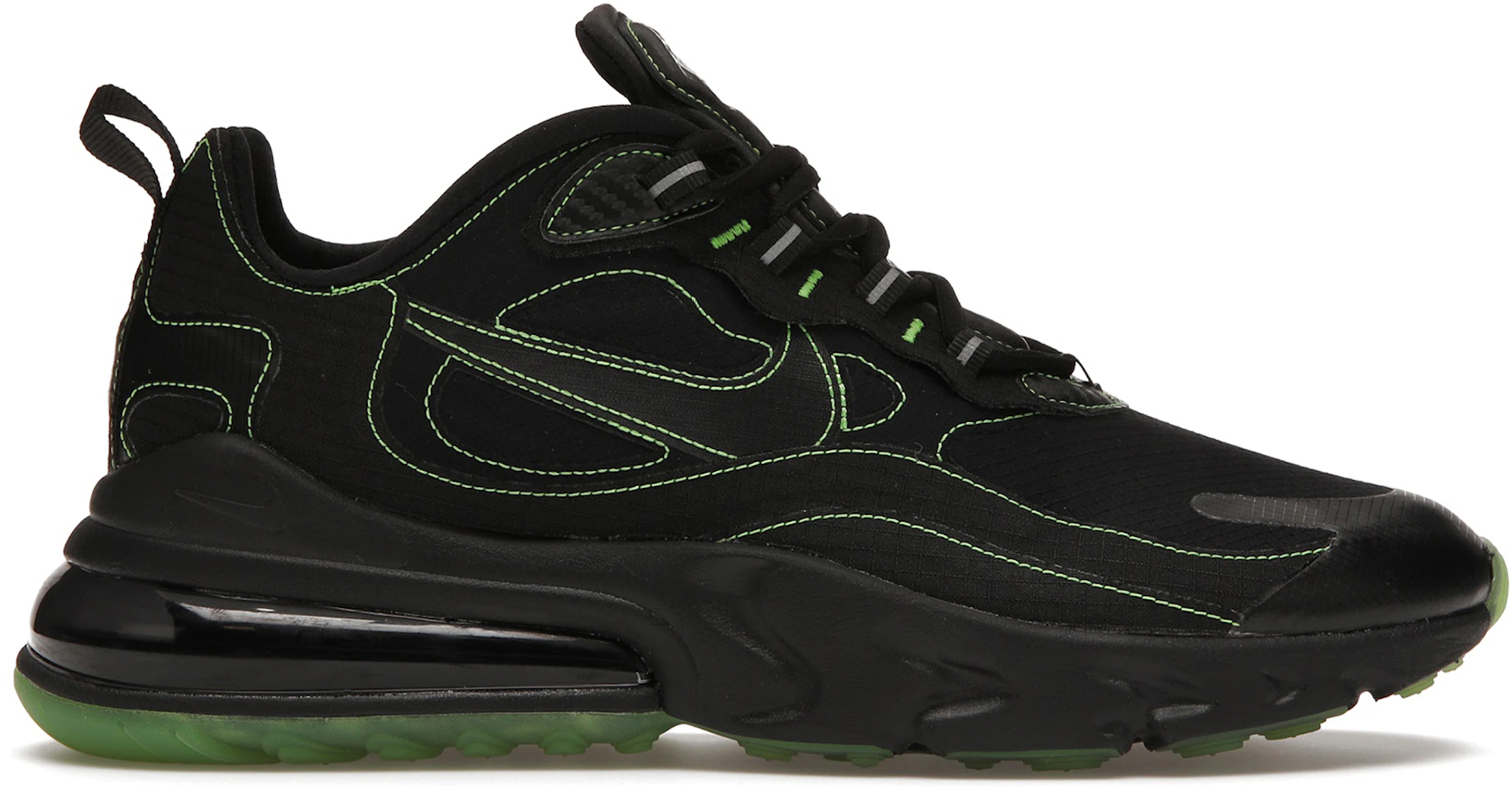 Nike Air React Black Green - CQ6549-001 - ES