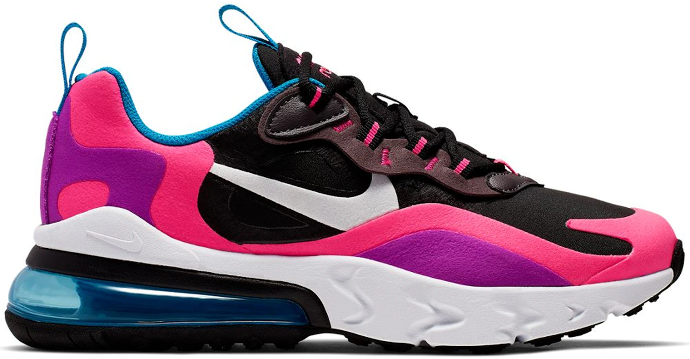 Nike Air Max 270 React Hyper Pink/Vivid Purple Sneakers - Farfetch