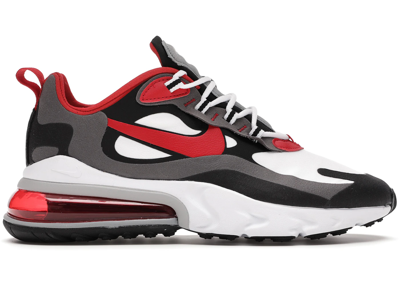 Nike Air Max 270 React Black Iron Grey University Red Ci3866 002 Nike Air Max 270 React Black Iron Grey University Red Ci3866 002