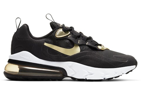 Tenis Nike Nike 270 Dorado Air Max 270 Negro Con Dorado Tenis Nike