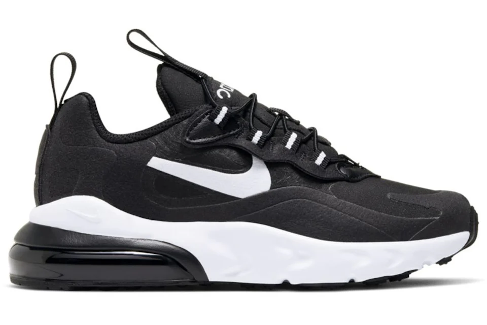 Nike Air Max 270 React Black White (PS) Kids' - BQ0102-009 - US