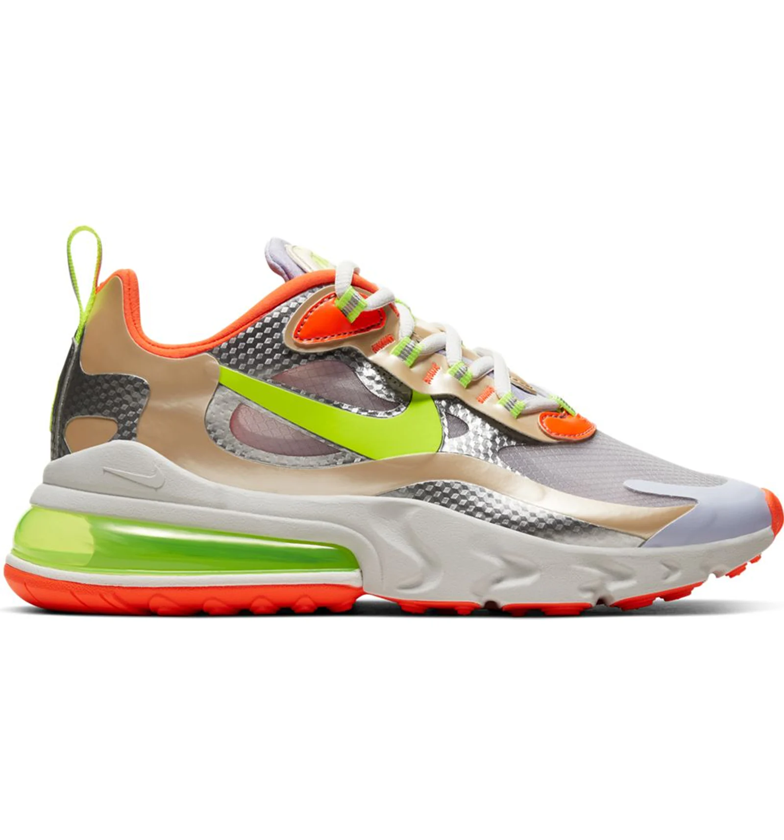 Nike Air Max 270 React Desert Ore Volt Orange Women s CQ0210