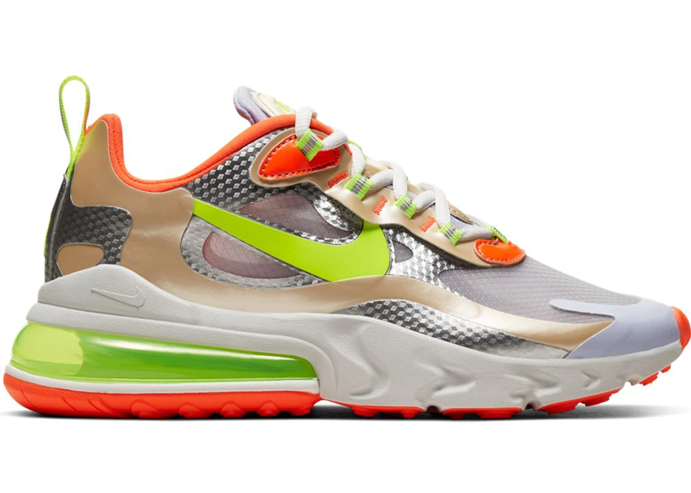 Nike Air Max 270 React Desert Ore Volt Orange Women s CQ0210