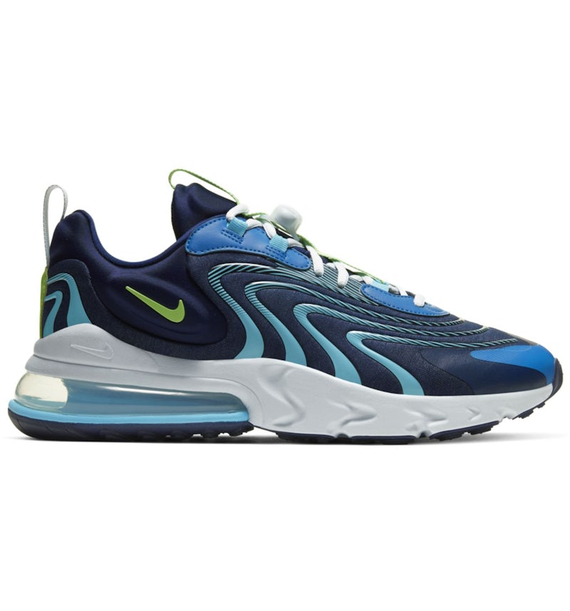 Nike Air Max 270 React ENG Blackened Blue Men's CJ0579-400 US