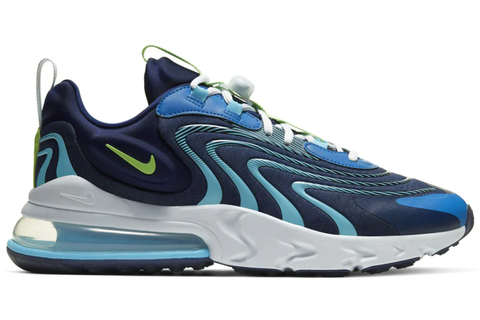 Nike Air Max 270 React ENG Blackened Blue Men's - CJ0579-400 - US