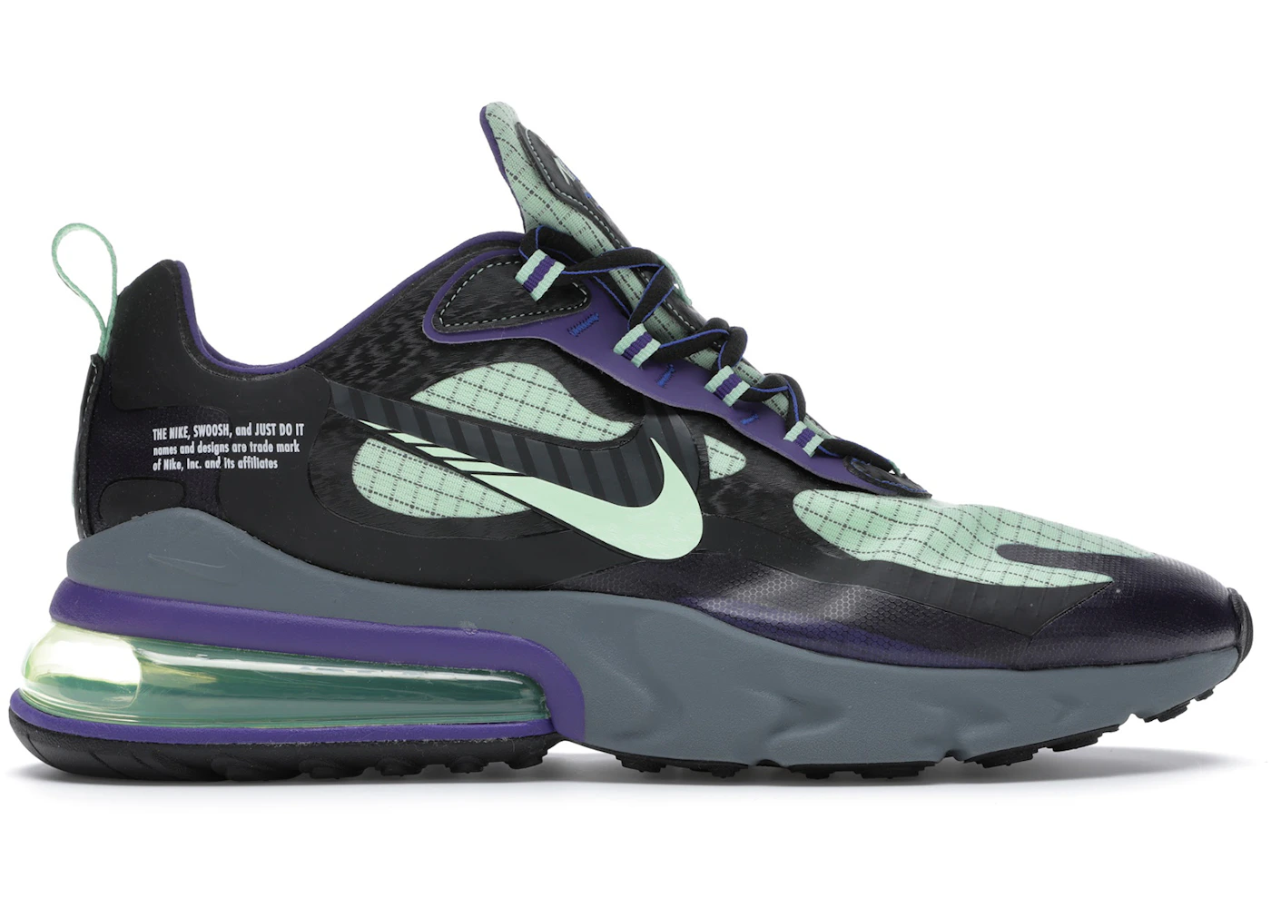 Nike air max 270 react black and purple Clearance
