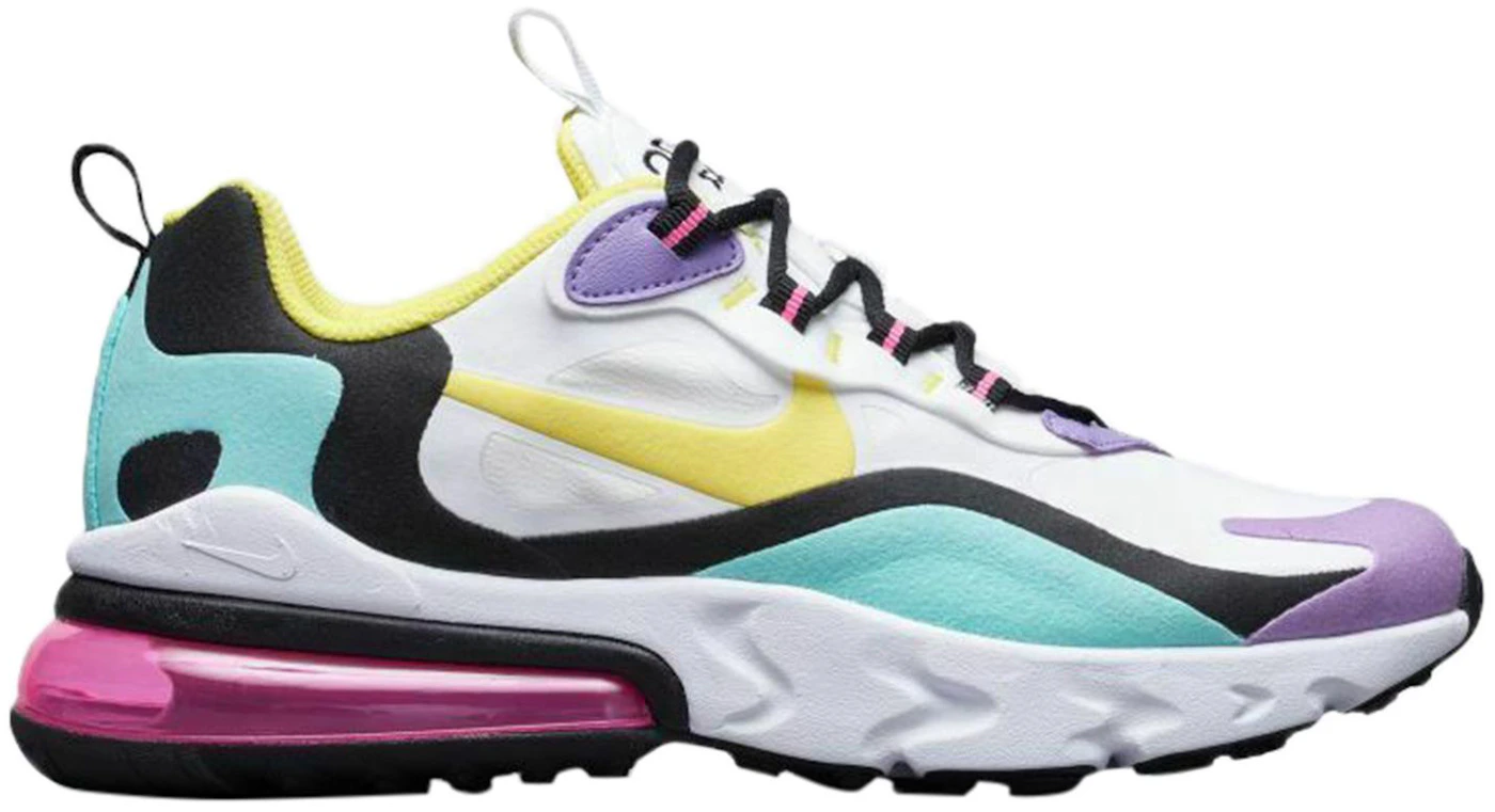 Nike Air Max 270 React GS BQ0103-400 Youth Kid's Multicolor Sneakers Shoe  HS1800 (5) 