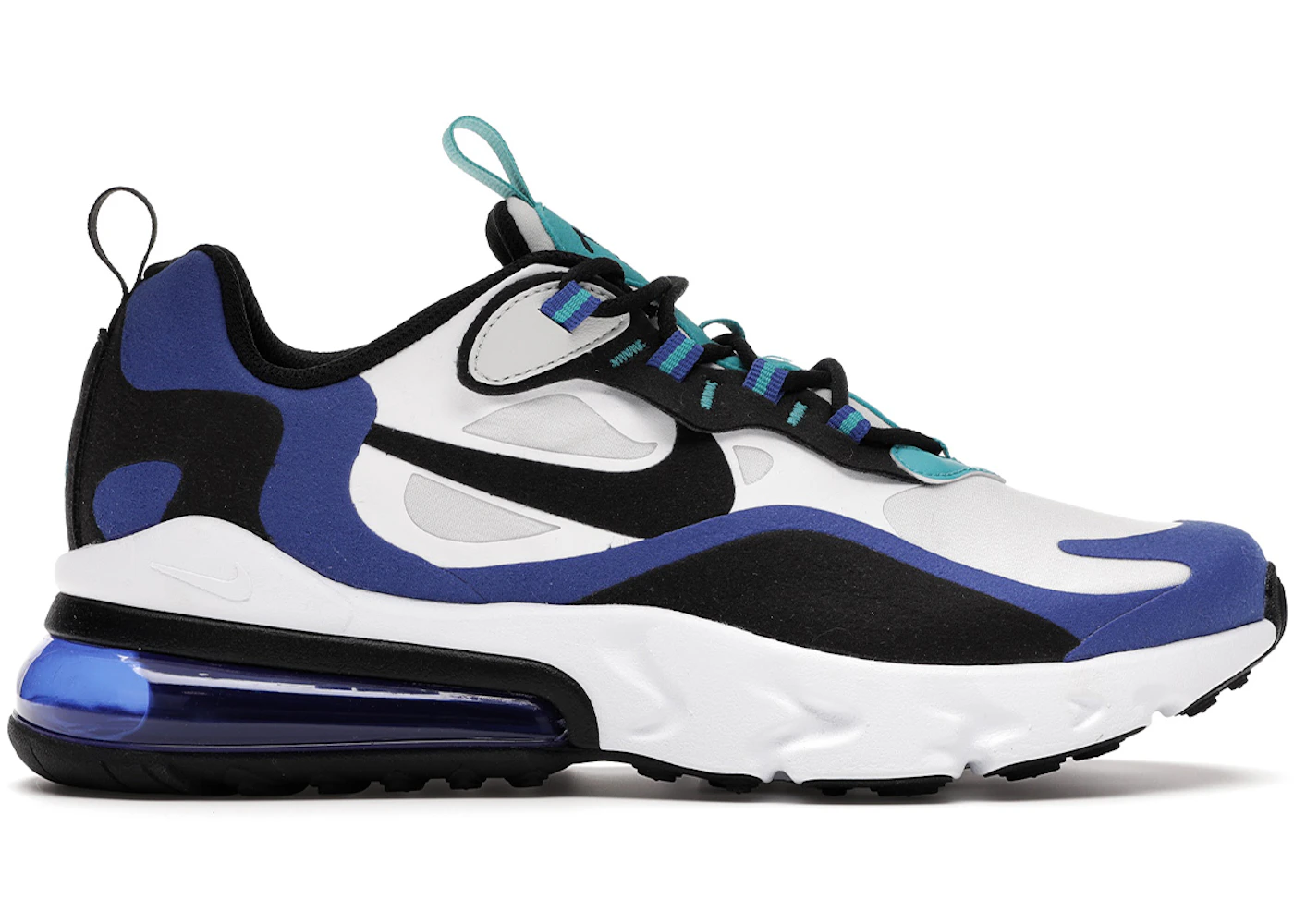 Nike Air Max 270 React Hyper Blue Gs Bq0103 105 Nike Air Max 270 React Hyper Blue Gs Bq0103 105