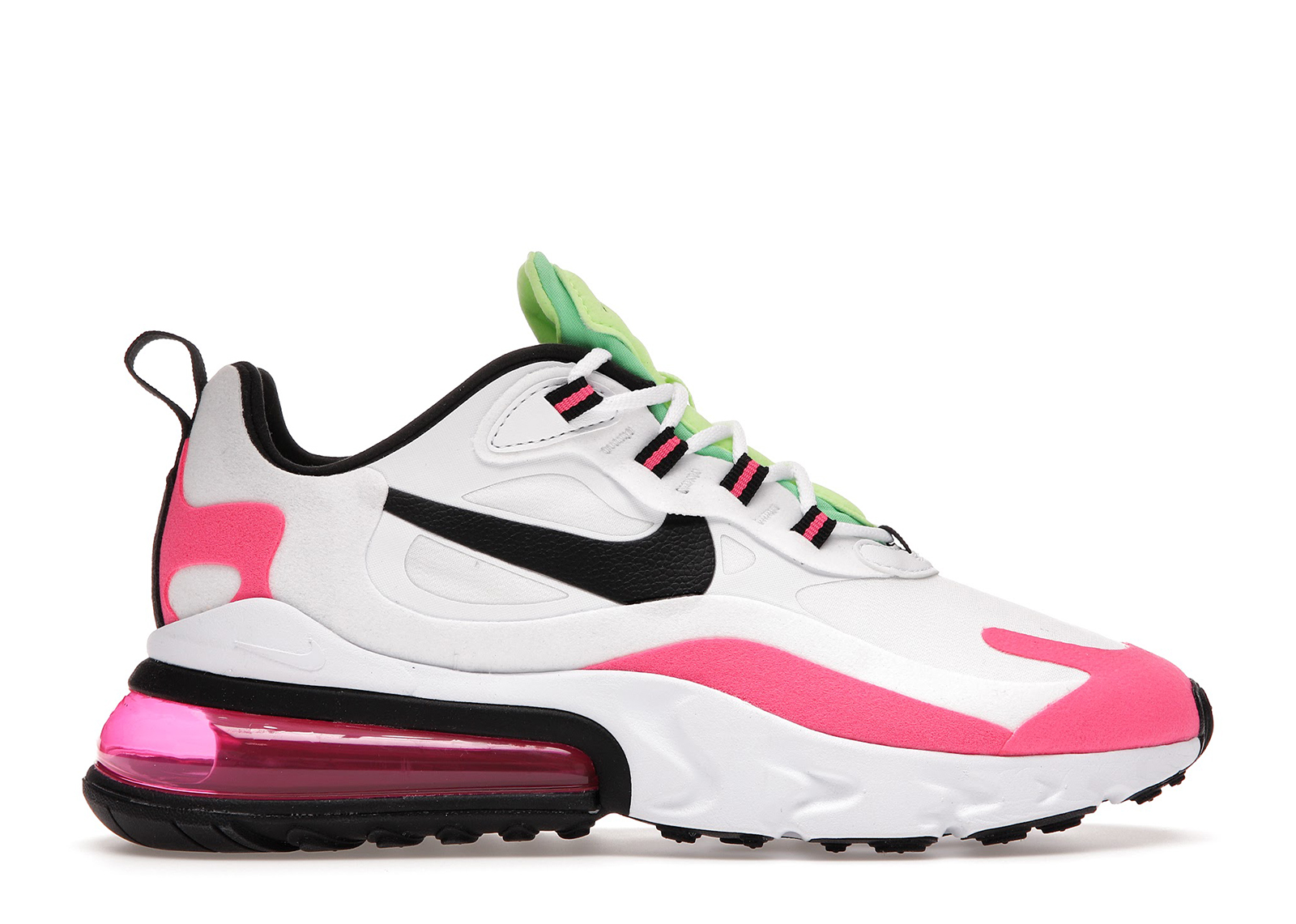 white and pink air max 270 react