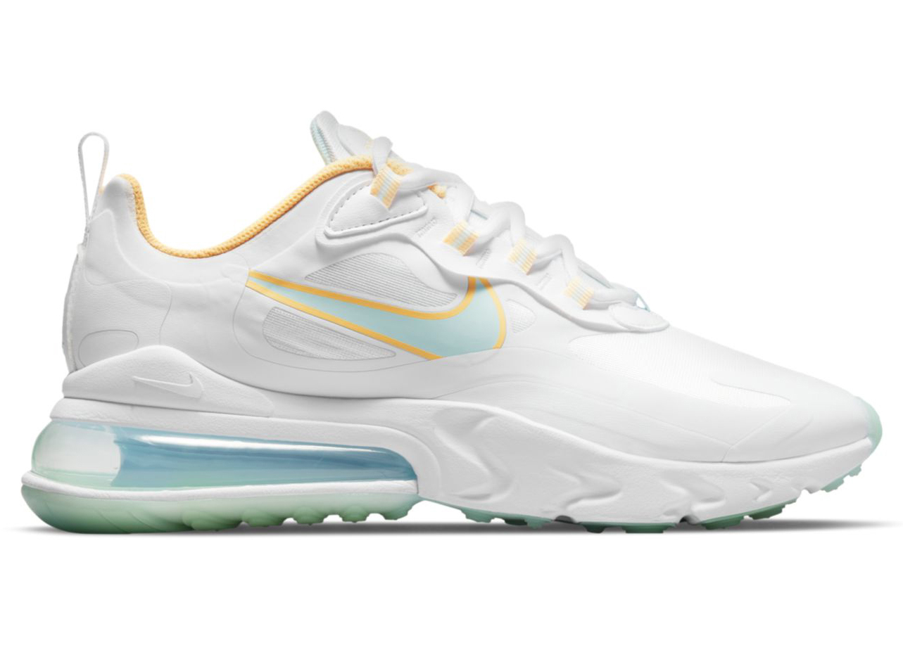 Nike air max 270 2025 react white ghost aqua phantom coral stardust