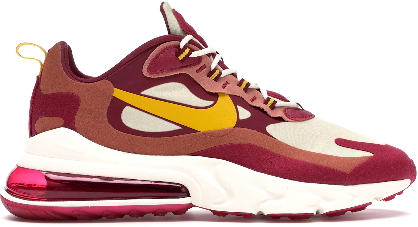 Nike Air Max 270 React Women's Shoes in Team Gold/Club Gold, Size: 7 | At6174-700