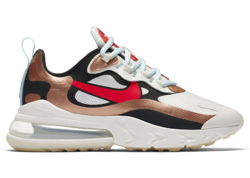 Nike Air Max 270 React Red Bronze Women s