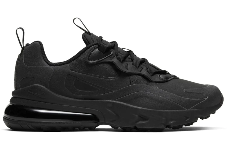 Nike Air Max 270 React Triple Black (GS)