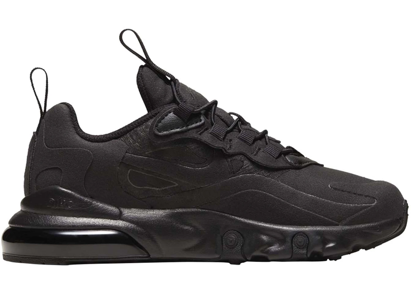 Nike Air Max 270 React Triple Black (PS) - BQ0102-004 - US