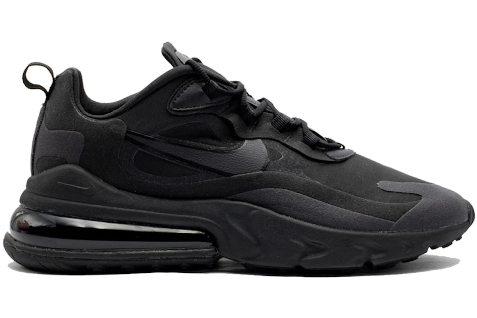 Nike Air Max 270 React Hip Hop Triple Black Ao4971 003 Us Nike Air Max 270 React Hip Hop Triple Black Ao4971 003 Us