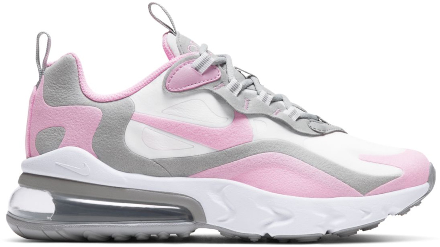 Nike Air Max 270 React White Pink Gs Bq0103 104 Nike Air Max 270 React White Pink Gs Bq0103 104