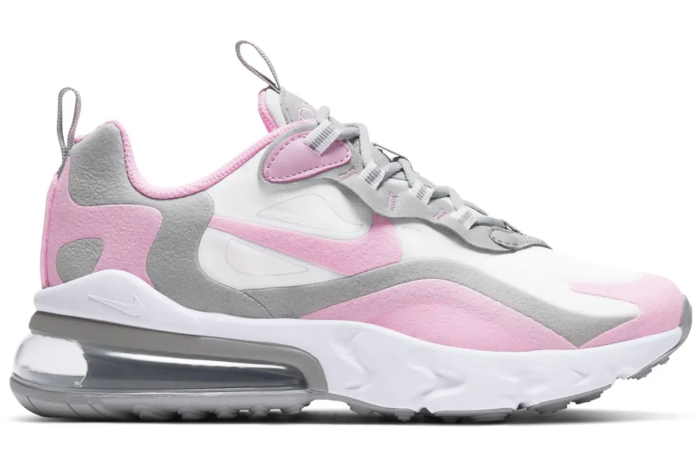 Nike Air Max 270 React White Pink (GS) Kids' - BQ0103-104 - US