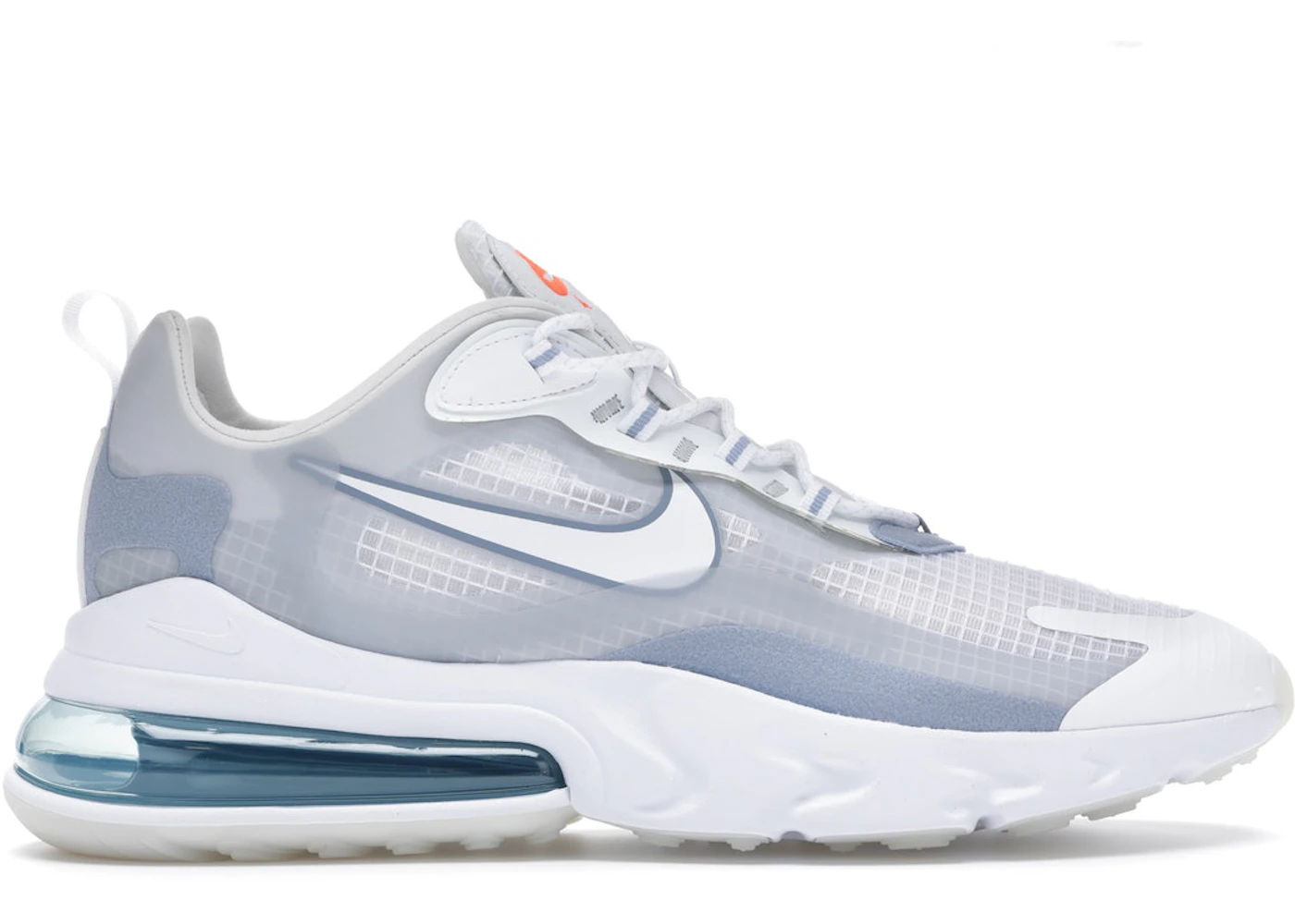 Nike air max 270 react white pure platinum Clearance