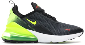 Nike air max 270 retro future trainers in black and green Clearance