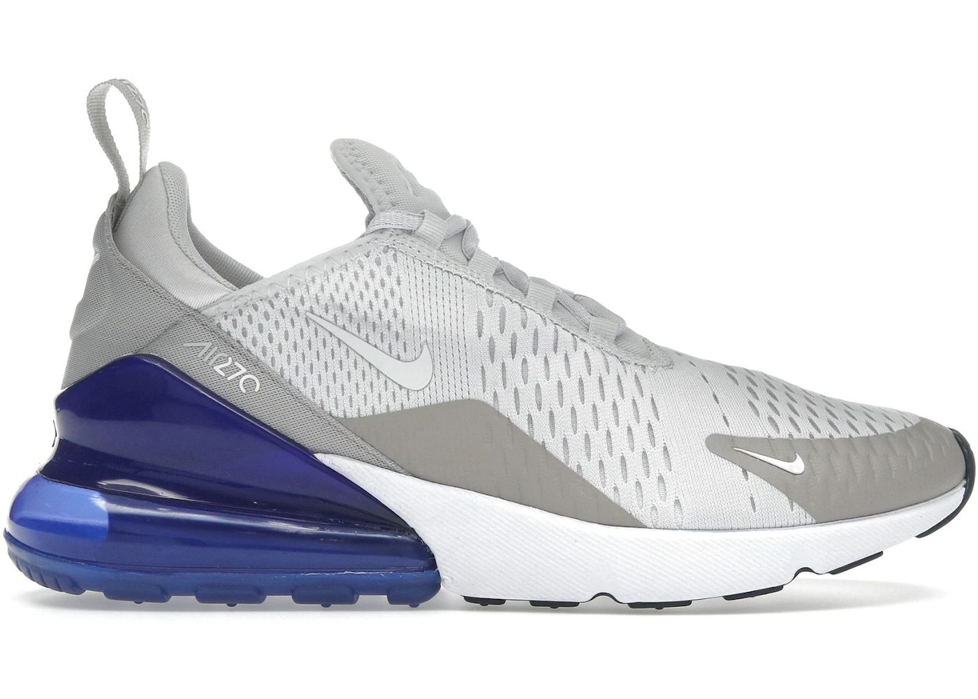 Nike Air Max 270 Vast Grey Racer Blue Men's - AH8050-031 - US