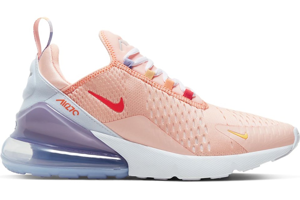 Nike Air Max 270 Washed Coral Football Grey Women s CW5589 600