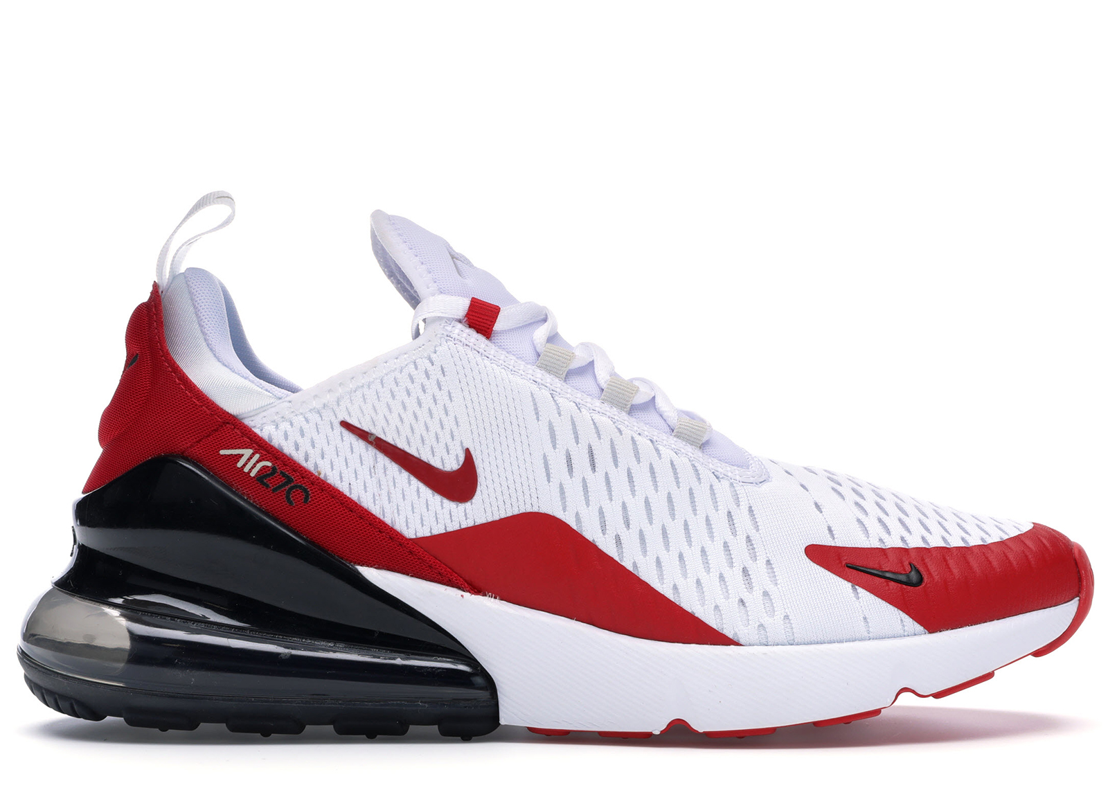 white and red air max 270