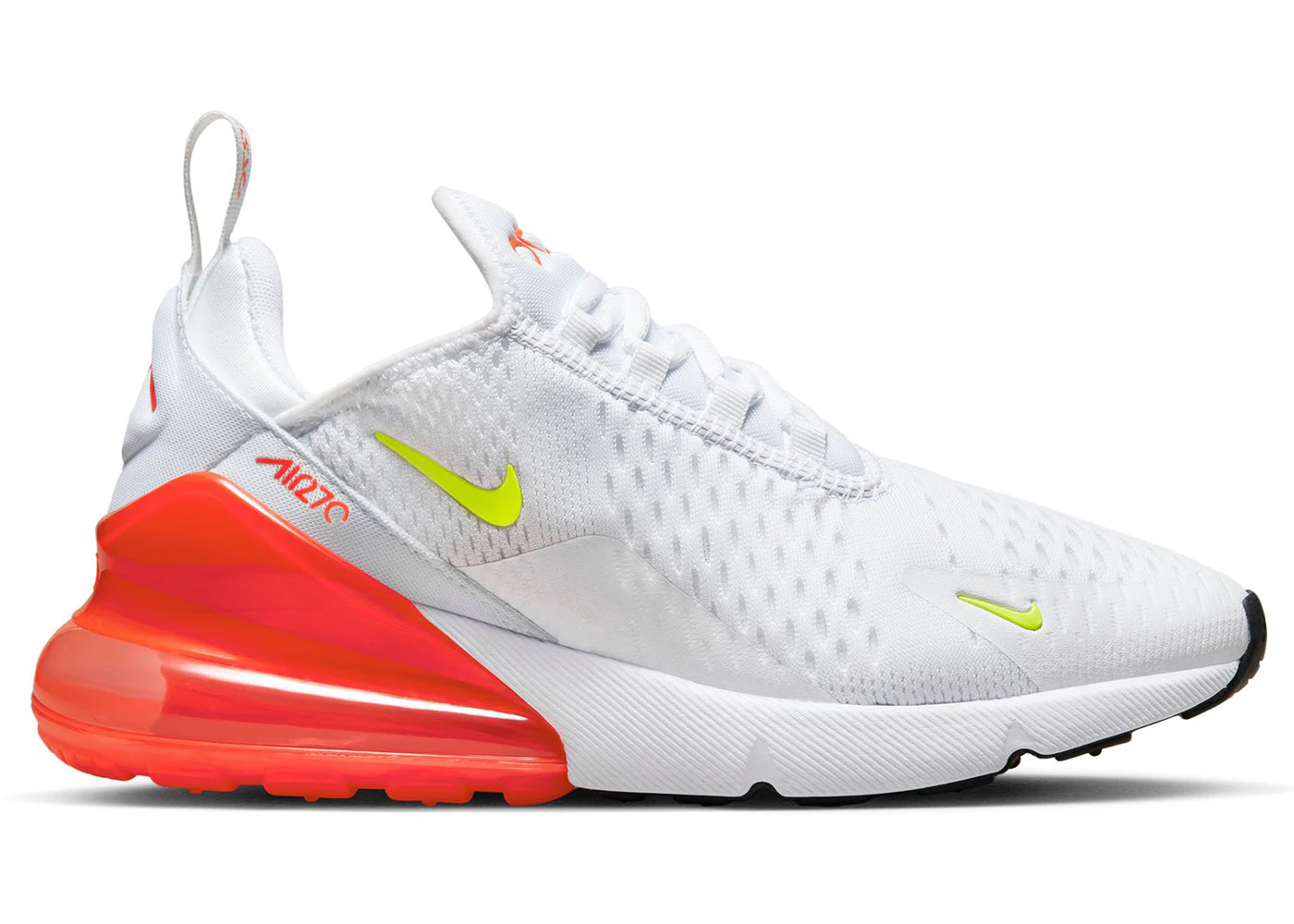 Nike Air Max 270 White Bright Crimson Volt (Women's) - AH6789-114 - US