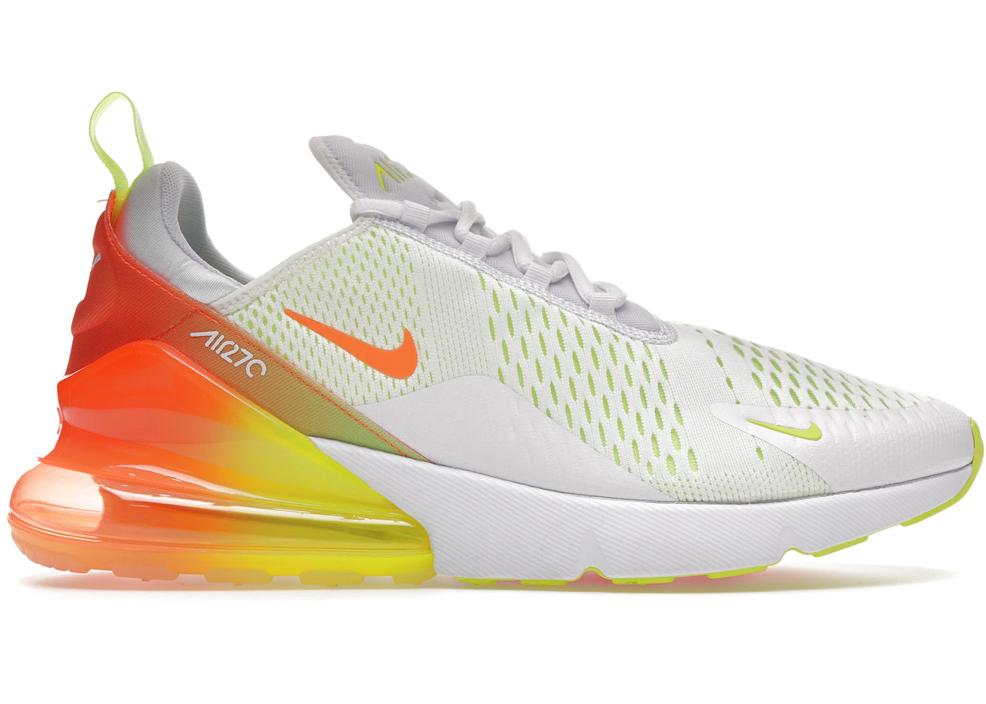 Color Naranja Air Max 270 Blanco Con Naranja Nike Air Max 270