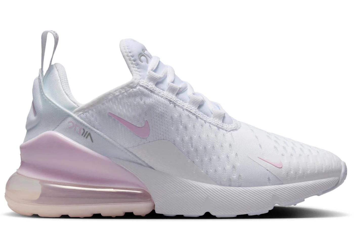 Nike Air Max 270 White Light Smoke Grey Pink Foam (GS) - 943345-122 - US