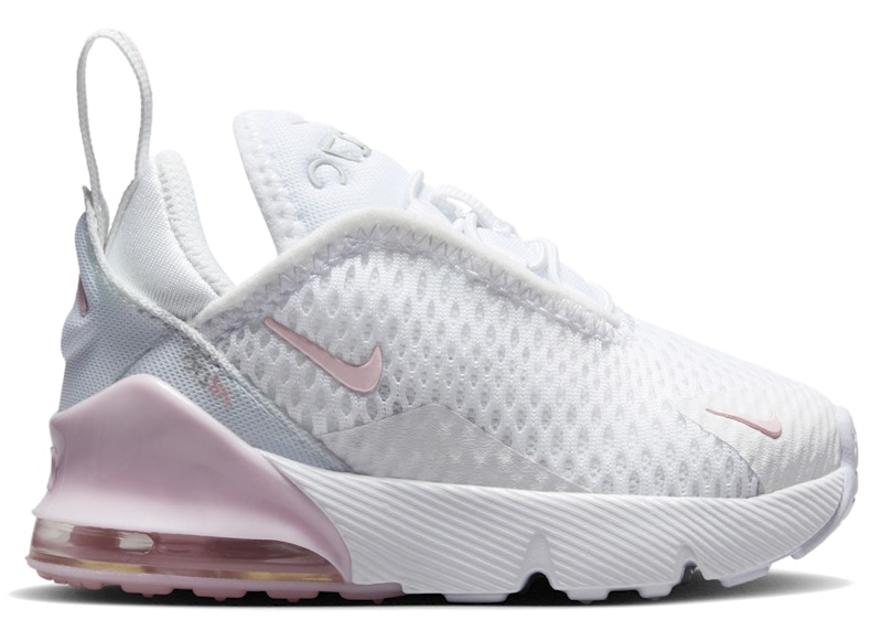 Nike Air Max 270 Blanco Light Smoke Grey Rosa Foam (para niños