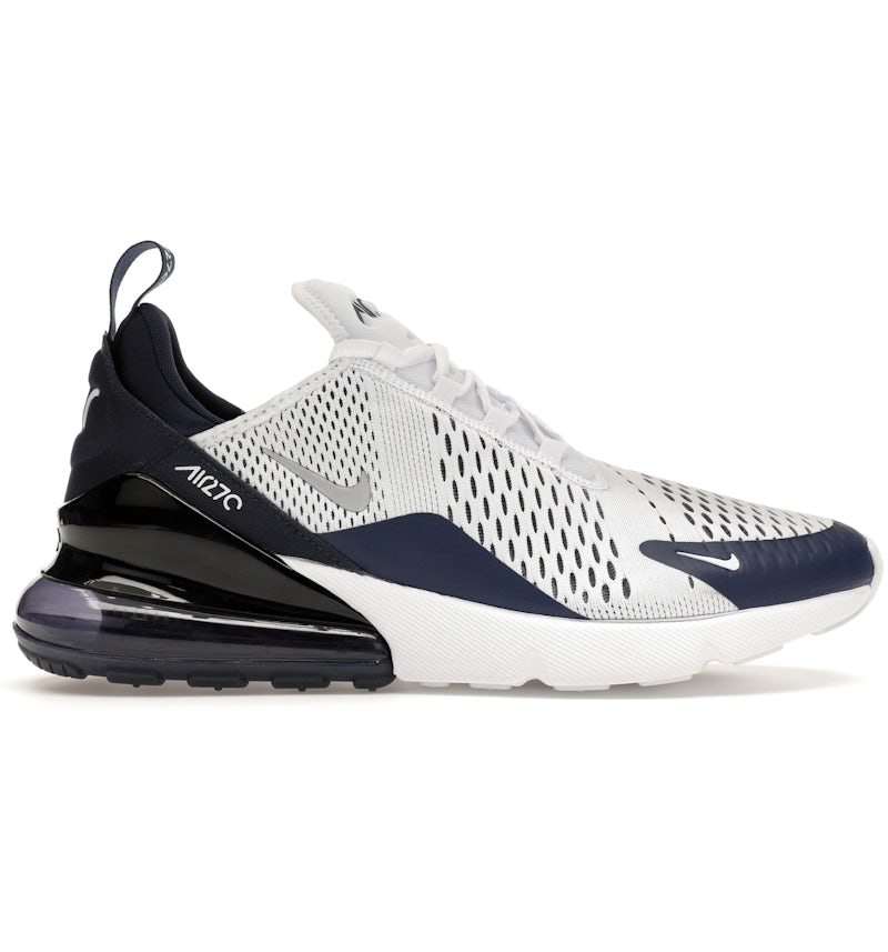 Nike Air Max 270 White Midnight Navy Men's DH0613-100 US