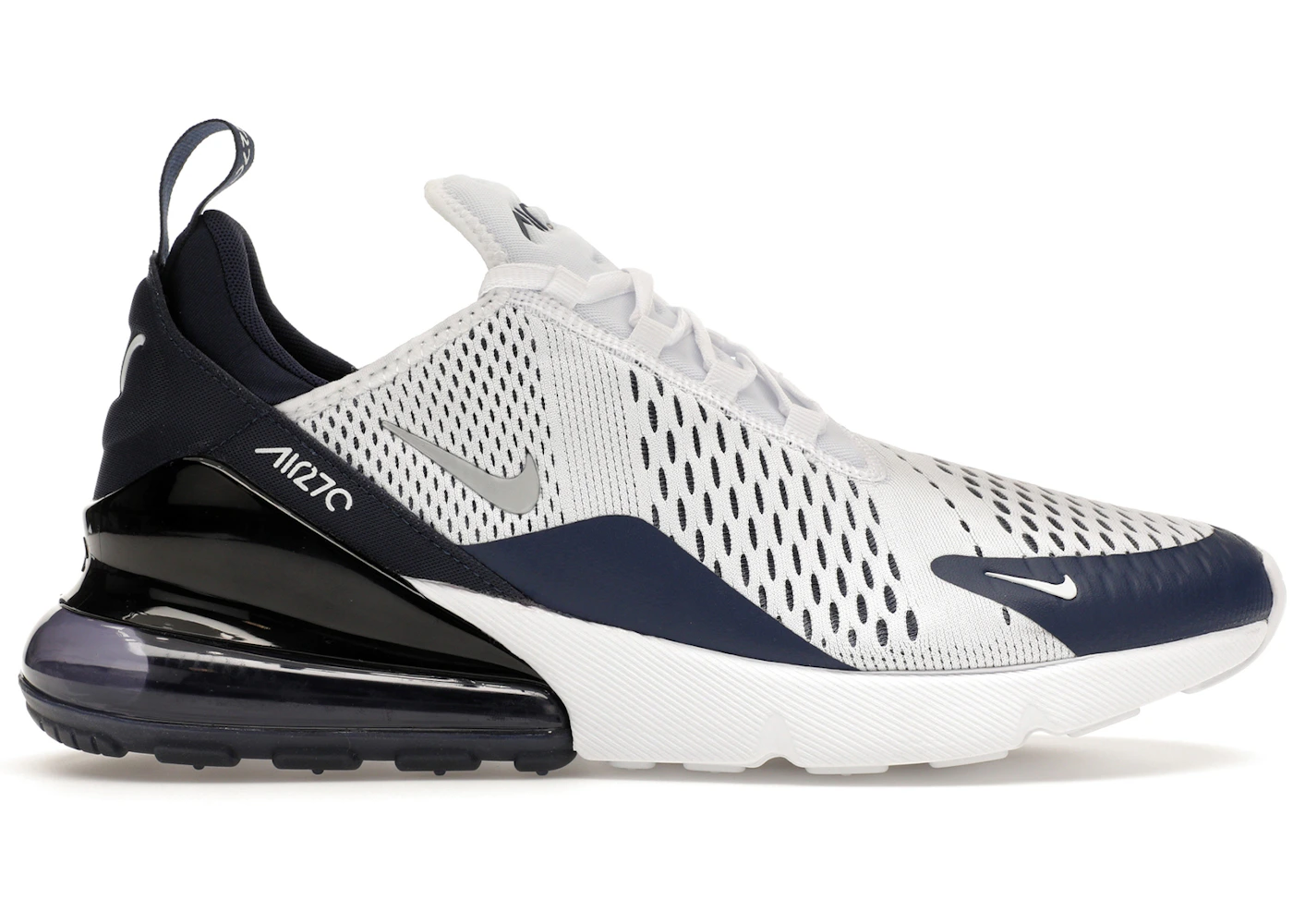 Nike Air Max 270 White Midnight Navy Men's DH0613-100 US