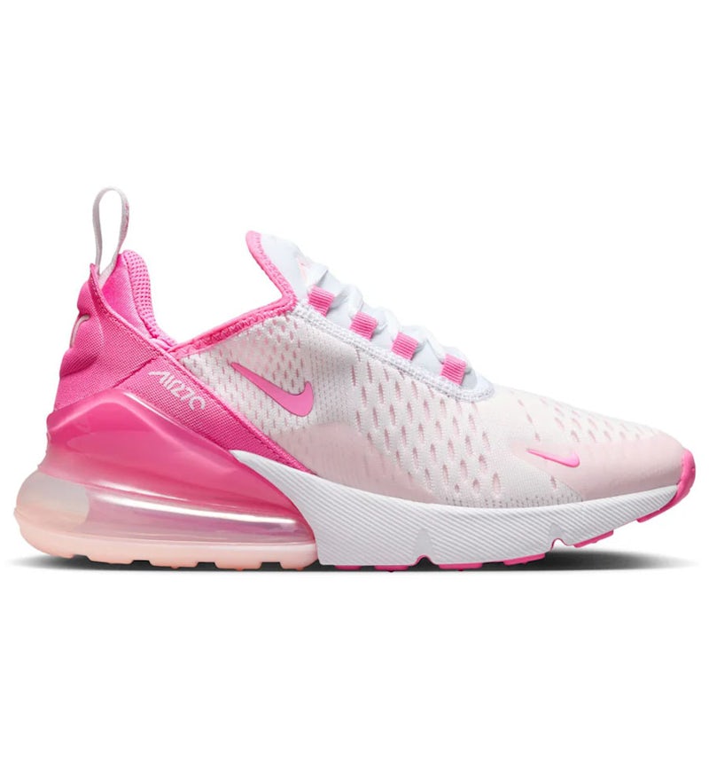 Nike Air Max 270 Blanco Rosa Foam (para escolares) FZ4116-100 US