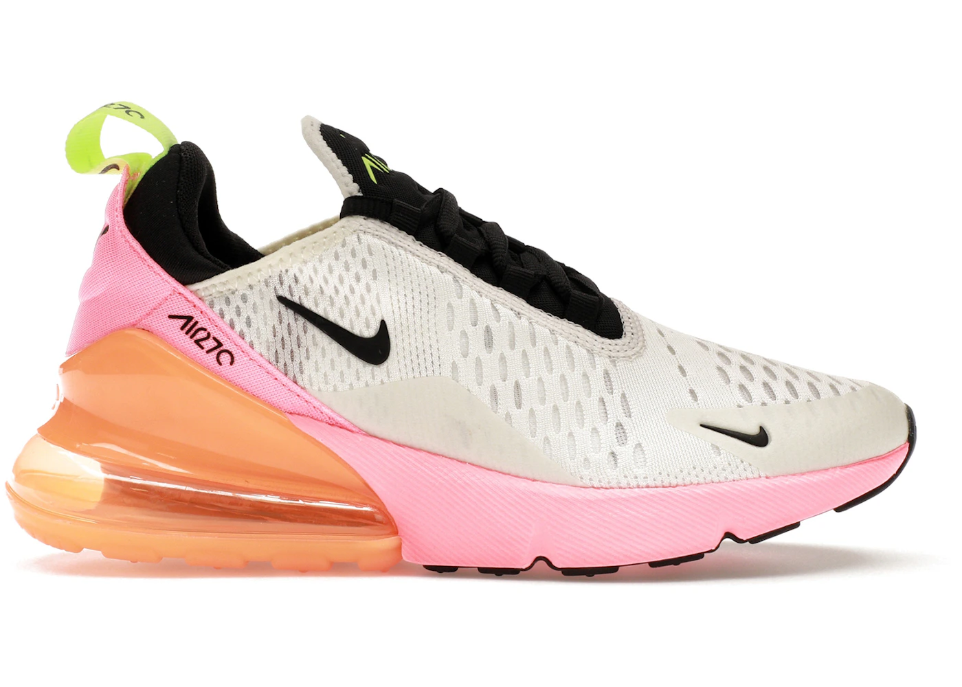 Nike Air Max 270 White Sunset Pulse Total Orange (Women's) - DJ5997-100 - US