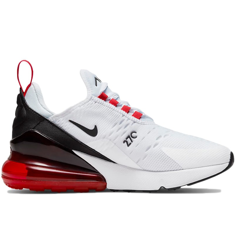 Nike Air Max 270 White Red (GS) 943345-111 US - Main Image