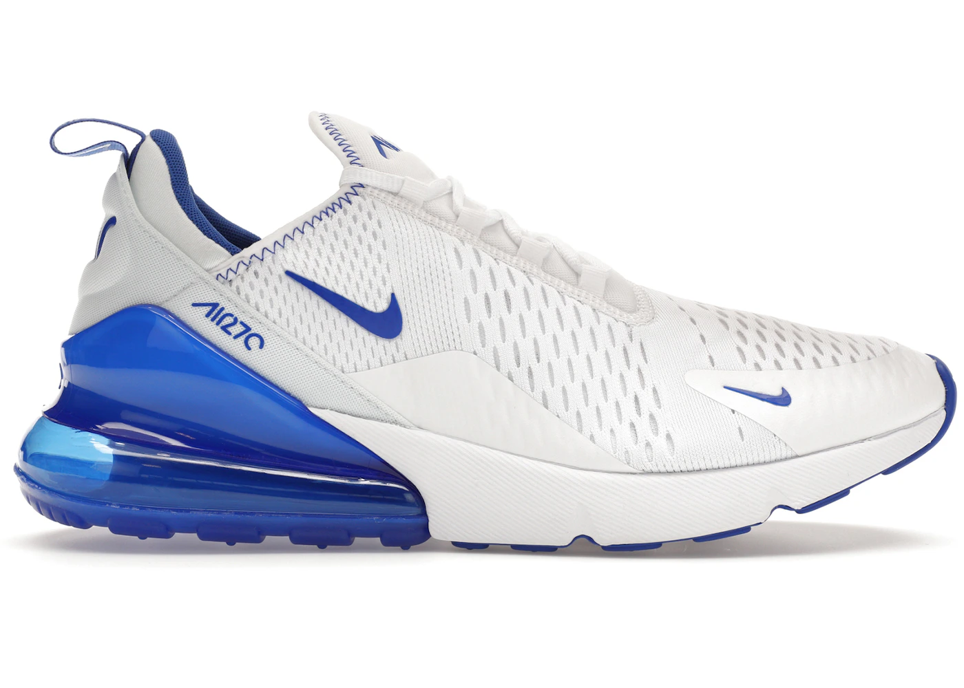 Nike air max 270 white and blue mens Outlet